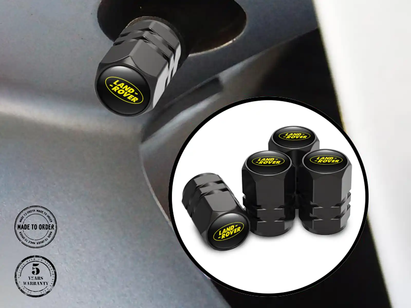 Land Rover Covers Valve Pneus Voitures Pro Max